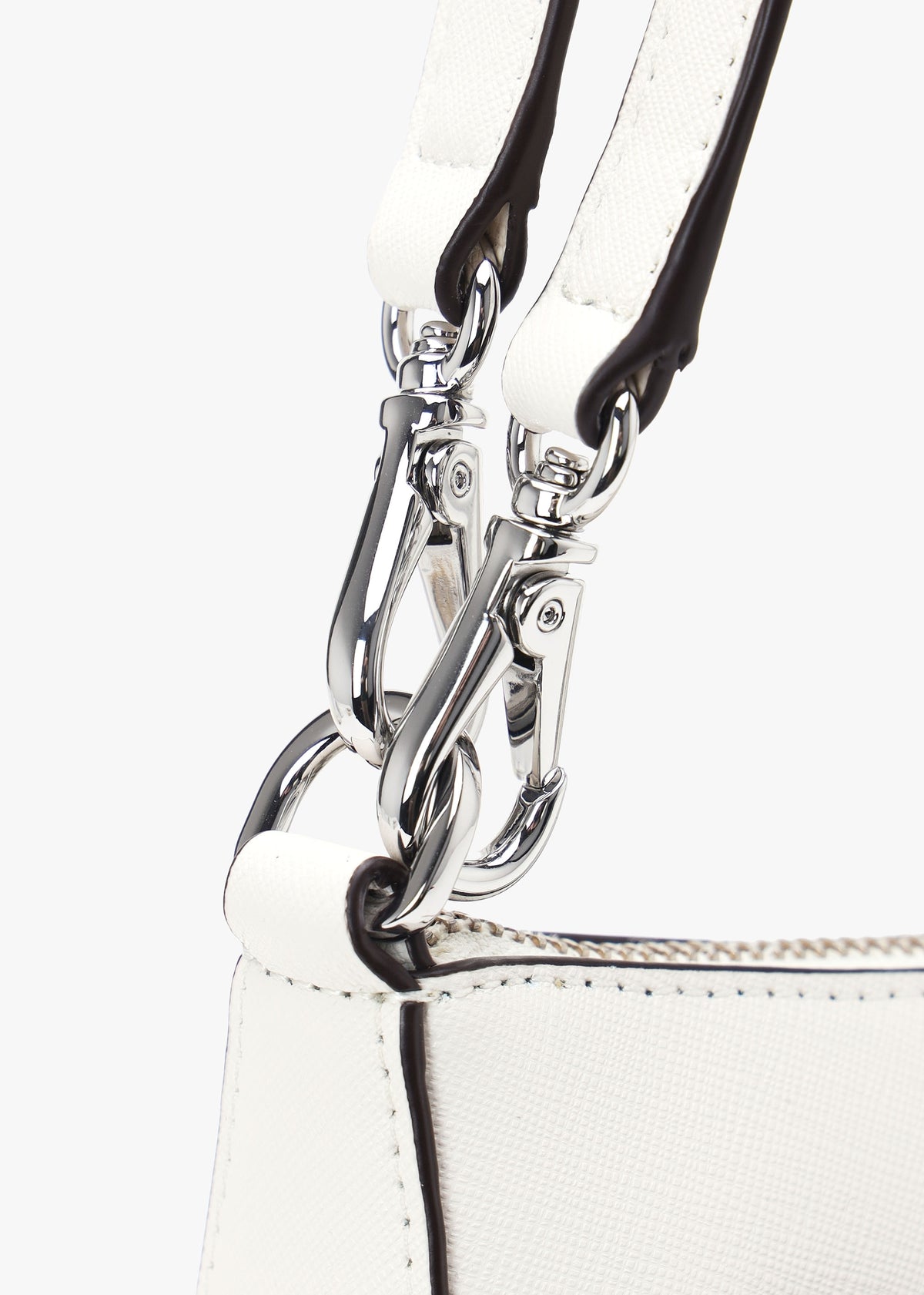 Danni 26 Soft White Leather Shoulder Bag