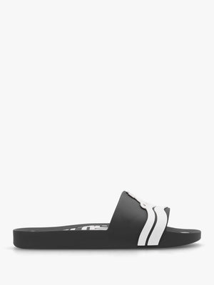 x Melissa Black Contrast Orb Beach Sliders