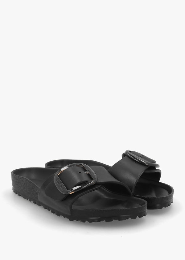 Madrid EVA Big Buckle Black Mules