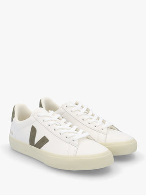 Campo Chromefree Leather Extra White Kaki Trainers