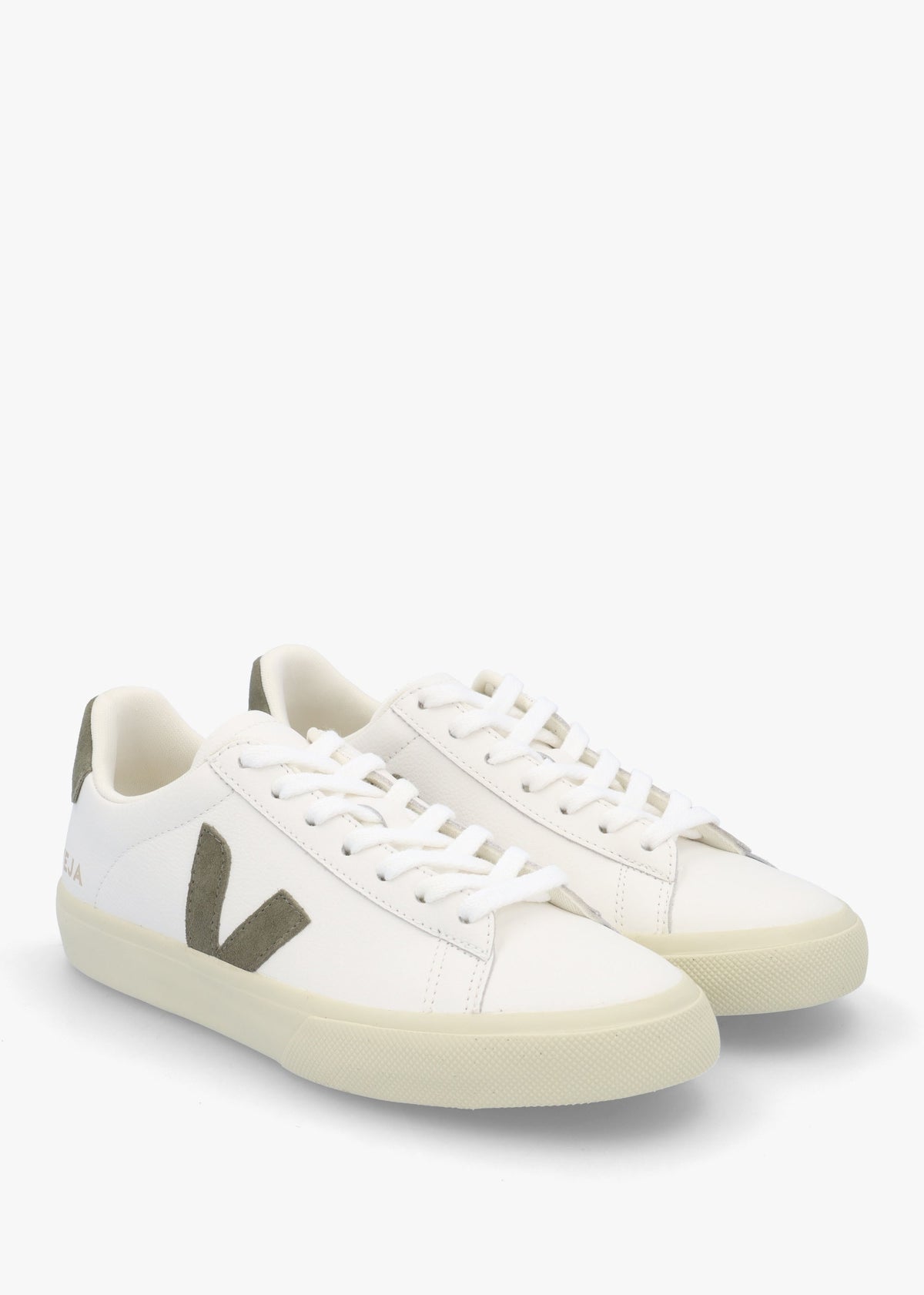 Campo Chromefree Leather Extra White Kaki Trainers