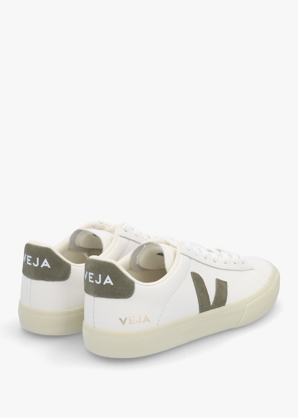 Campo Chromefree Leather Extra White Kaki Trainers