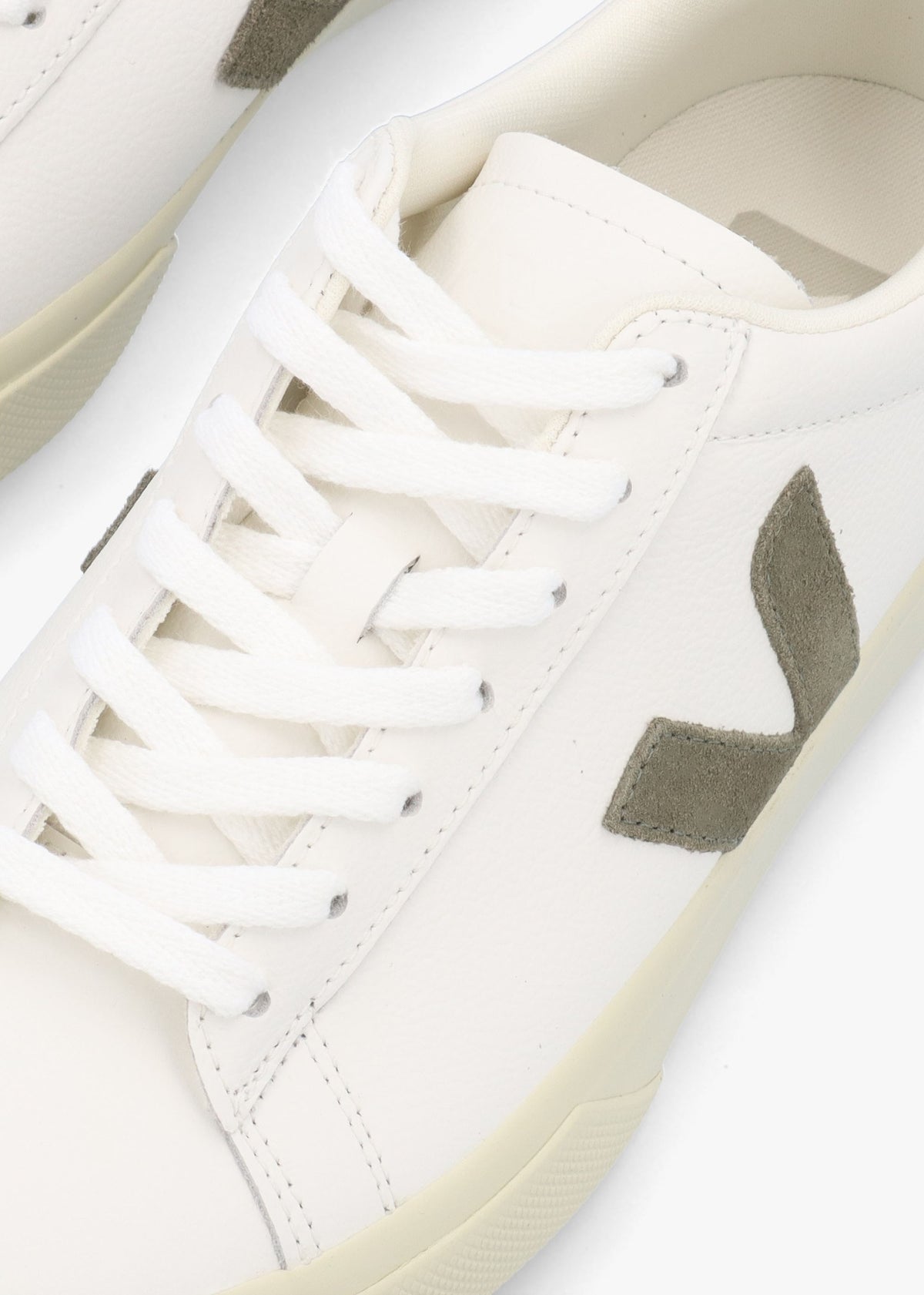 Campo Chromefree Leather Extra White Kaki Trainers
