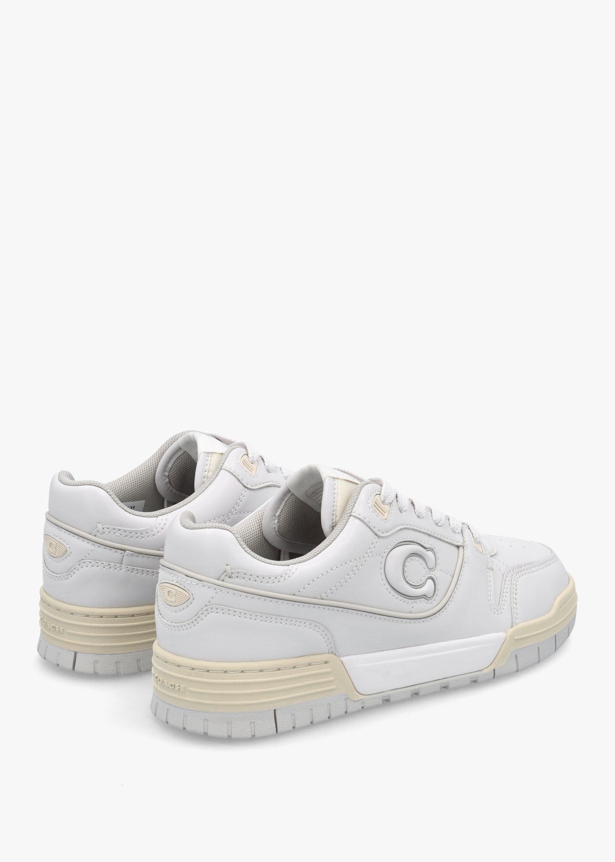 Soho Optic White Leather Trainers