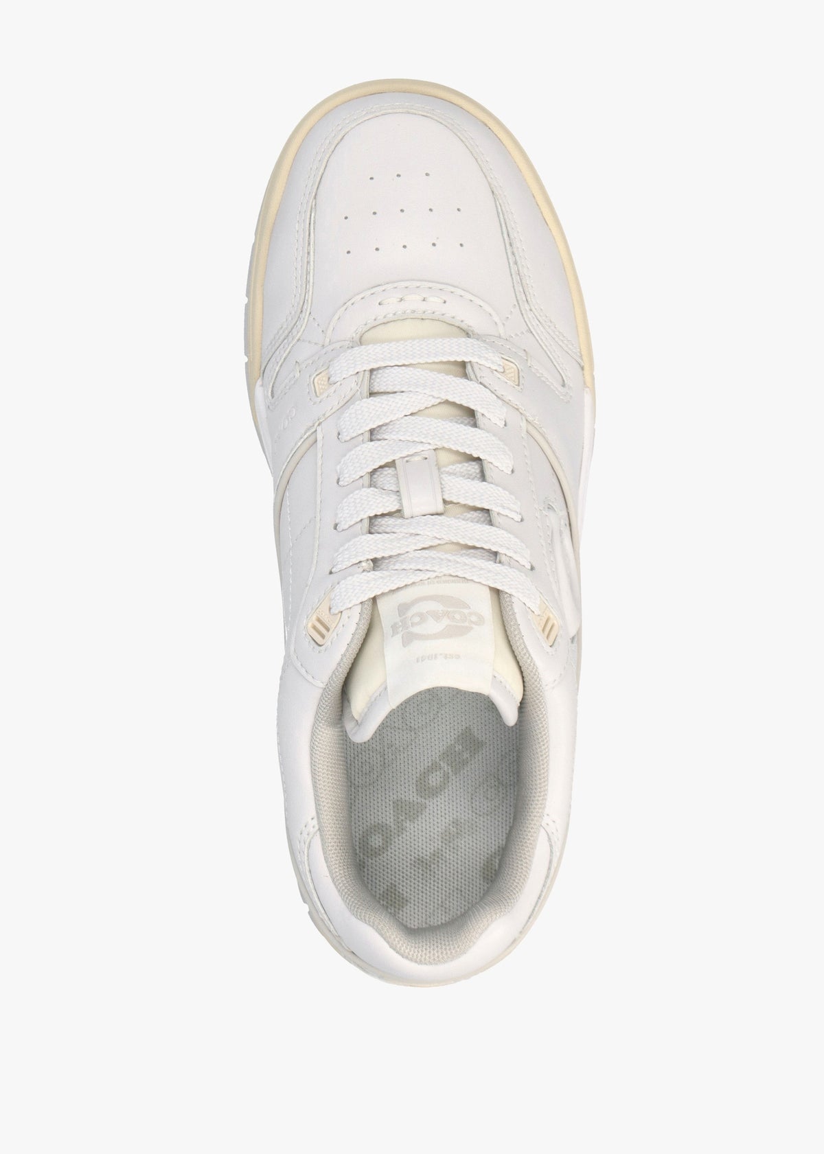 Soho Optic White Leather Trainers