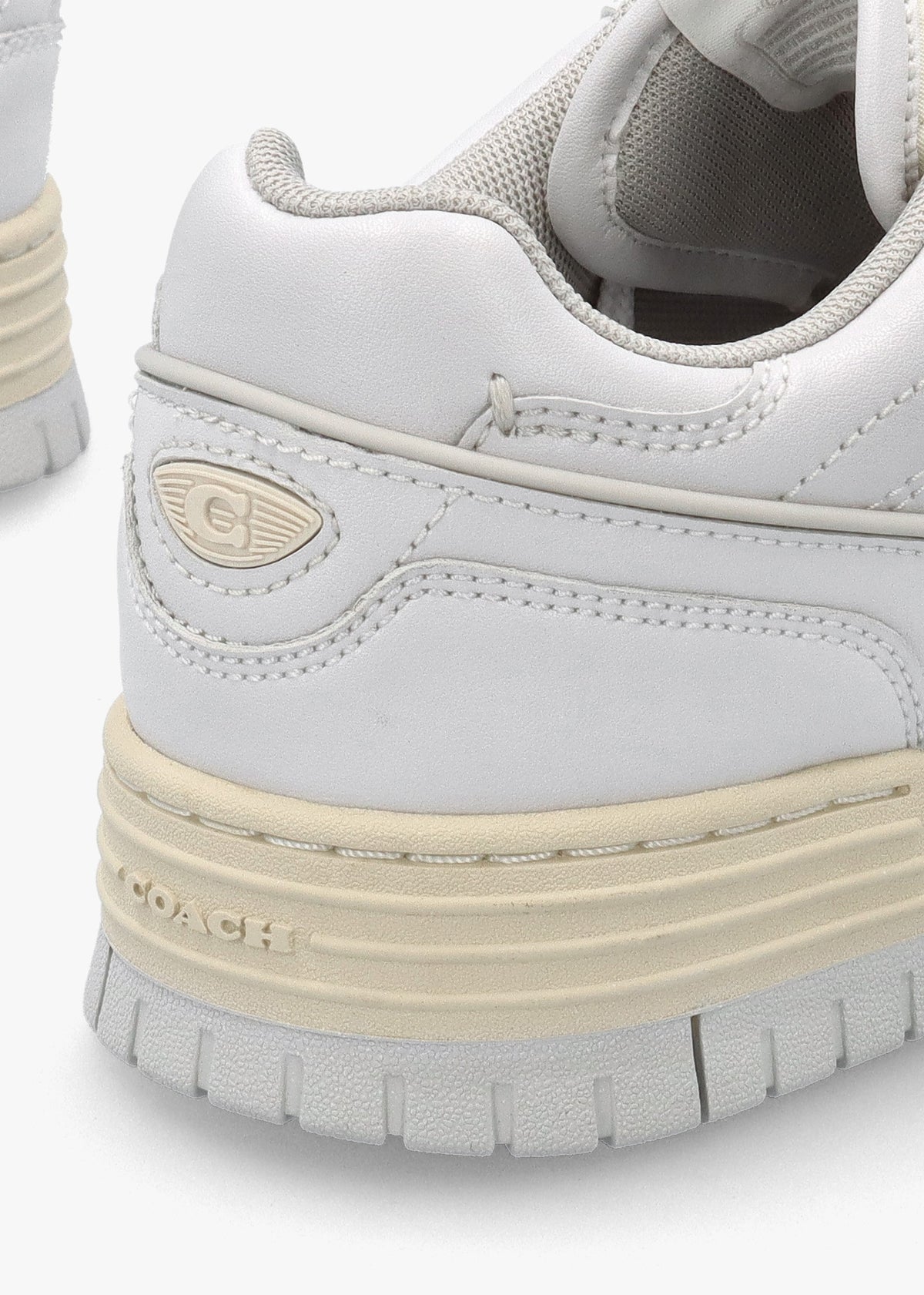 Soho Optic White Leather Trainers