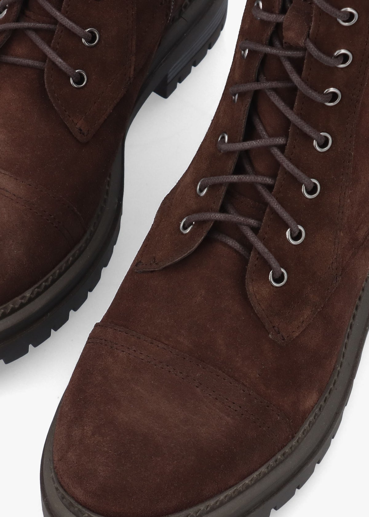 Idris Brown Suede Ankle Strap Biker Boots