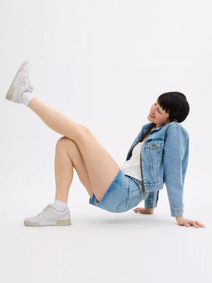 Soho Optic White Leather Trainers