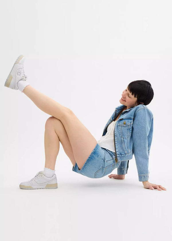 Soho Optic White Leather Trainers
