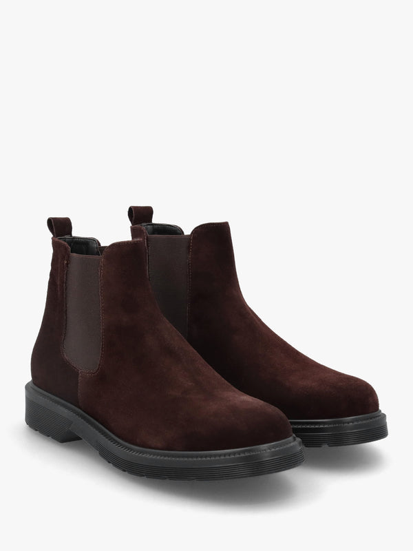 Brown Suede Chelsea Boots