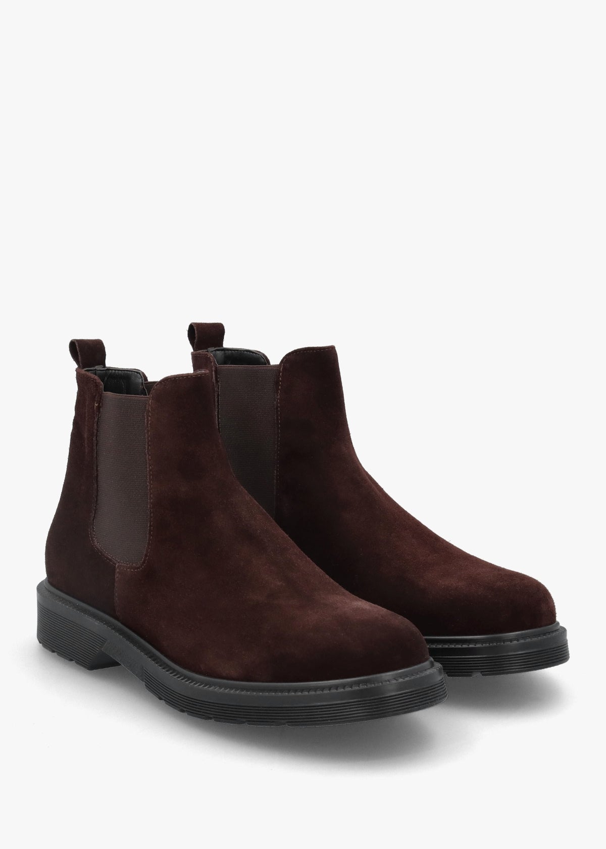 Brown Suede Chelsea Boots
