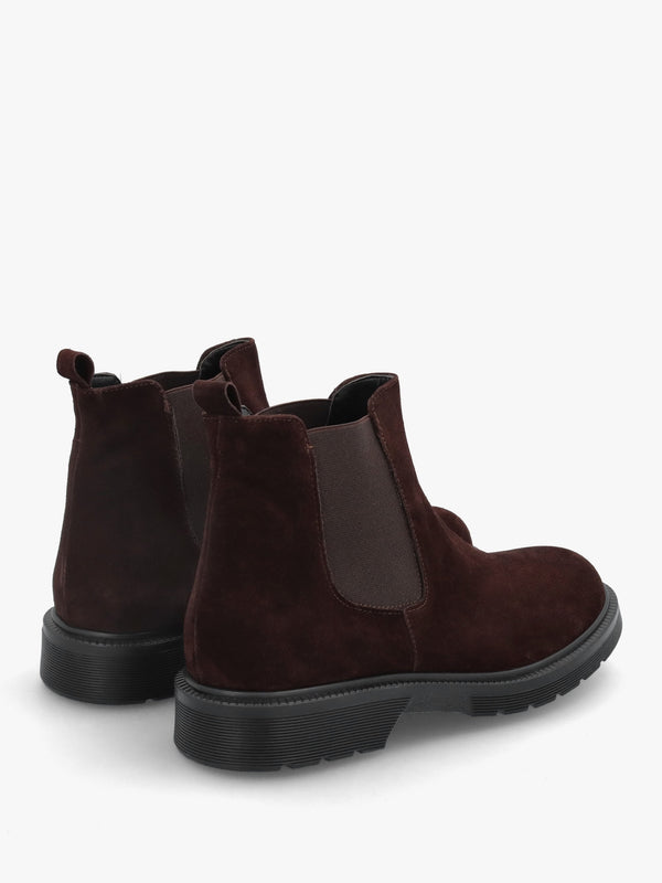 Brown Suede Chelsea Boots