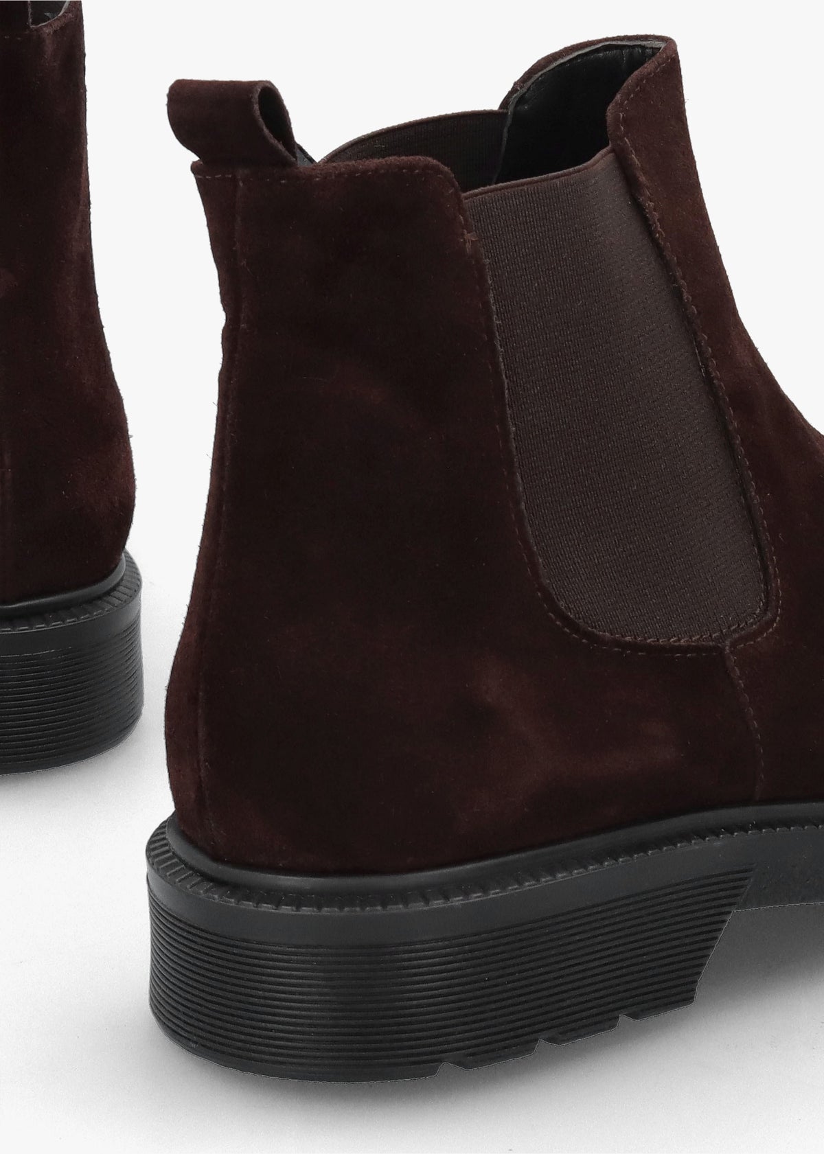 Brown Suede Chelsea Boots