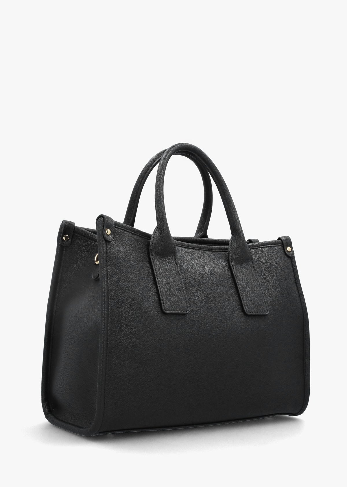 Foxy Nero Debossed Logo Shopper Bag