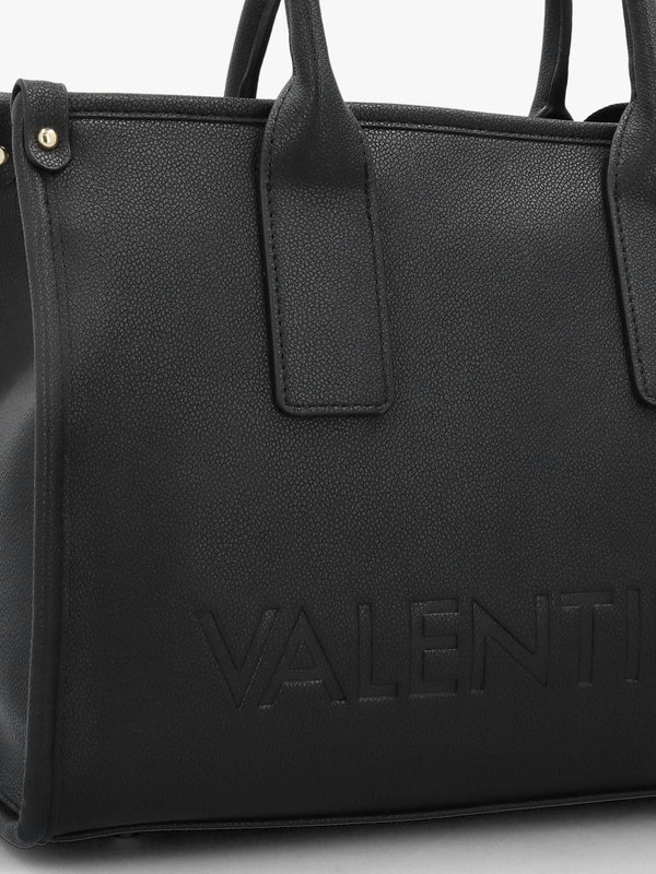 Foxy Nero Debossed Logo Shopper Bag