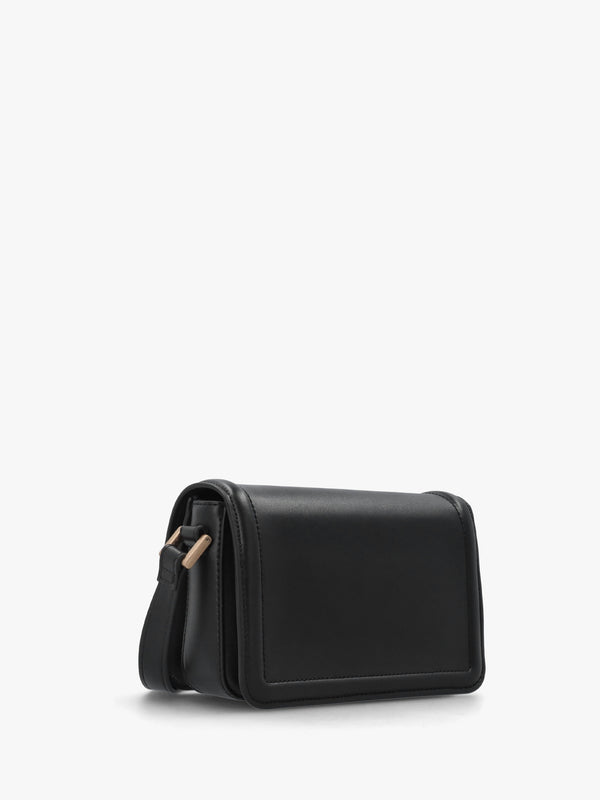 Floren Nero Turn Lock Cross-Body Bag
