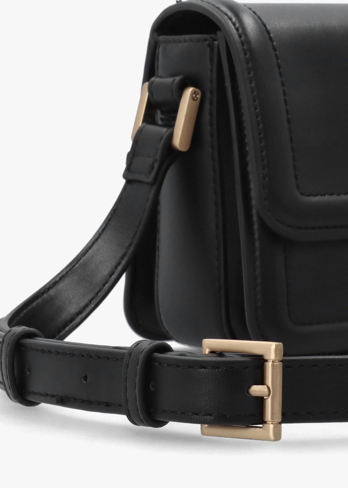 Floren Nero Turn Lock Cross-Body Bag