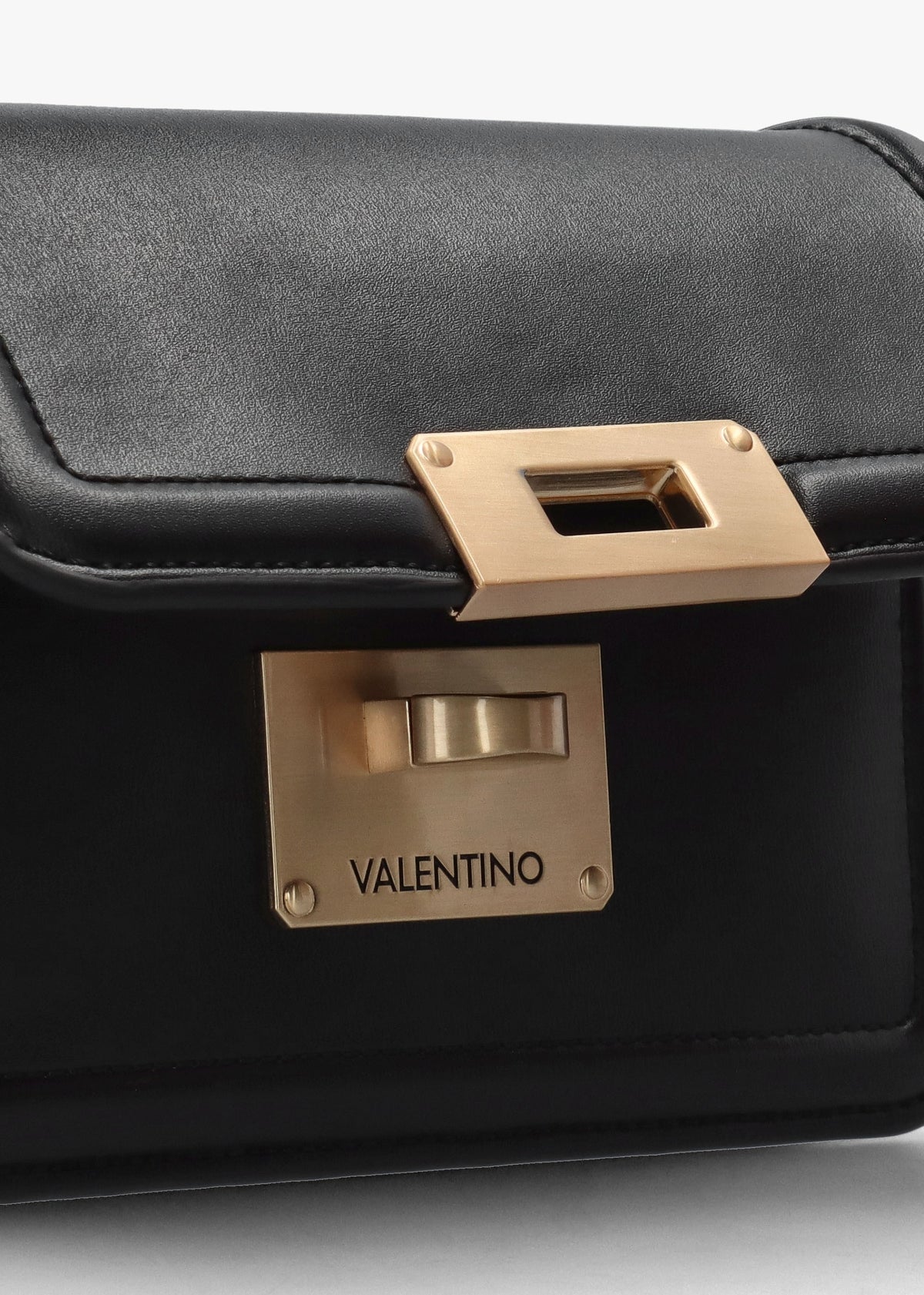 Floren Nero Turn Lock Cross-Body Bag