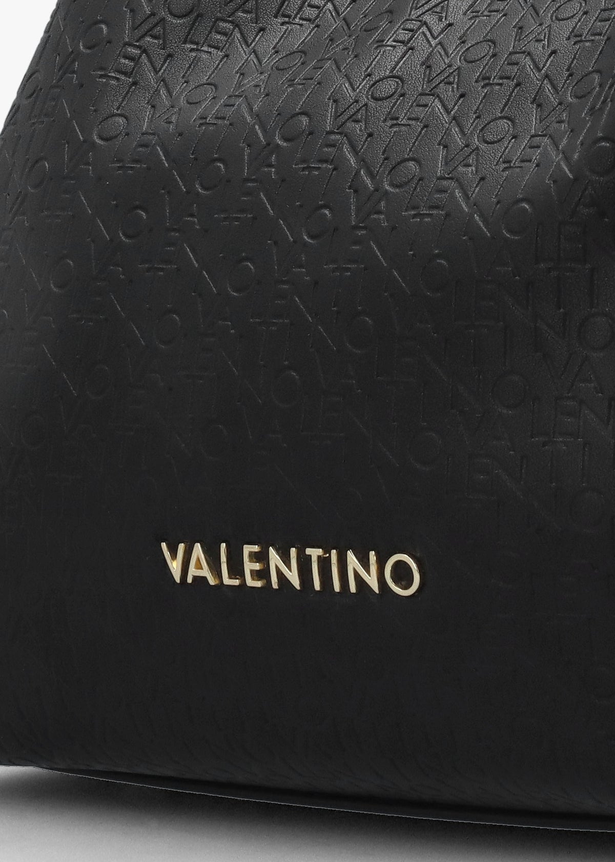 Falak Nero Debossed Logo Shopper Bag