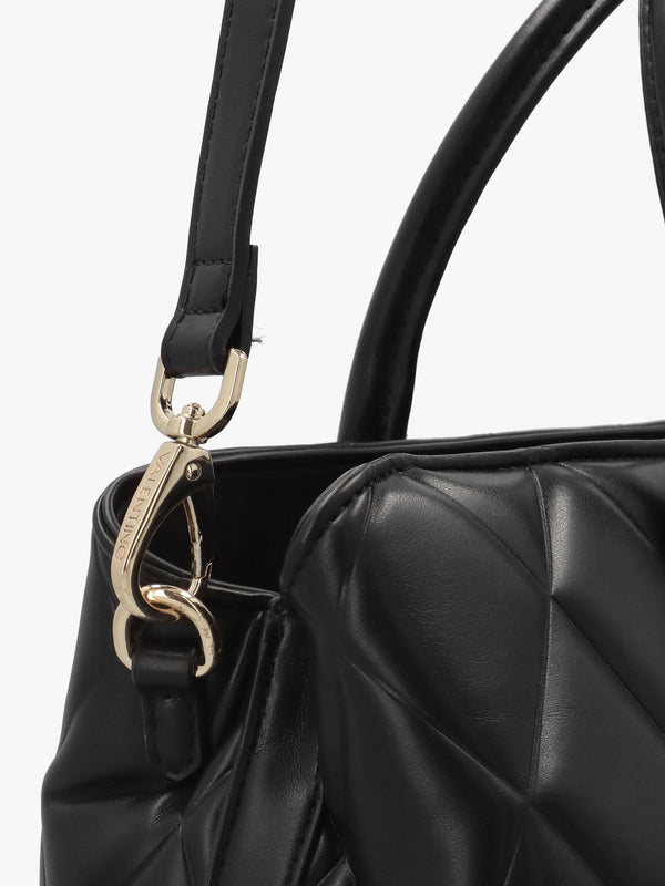 Frisia Nero Quilted Shopper Bag