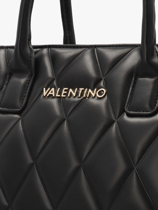 Frisia Nero Quilted Shopper Bag