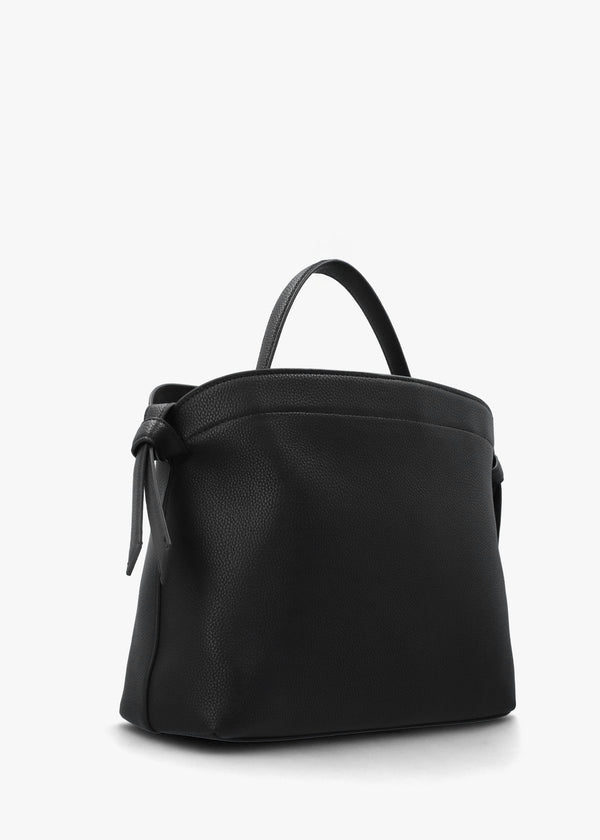 Femke Nero Structured Shopper Bag