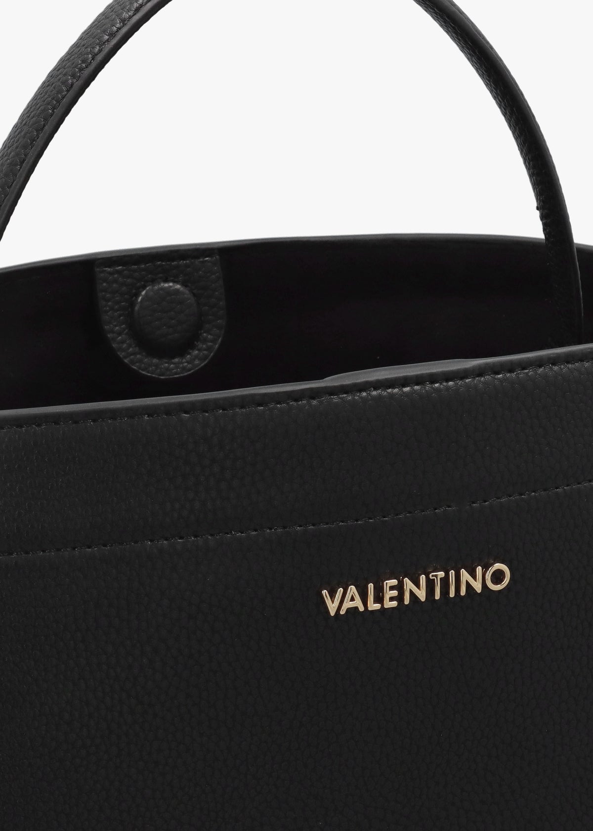 Femke Nero Structured Shopper Bag