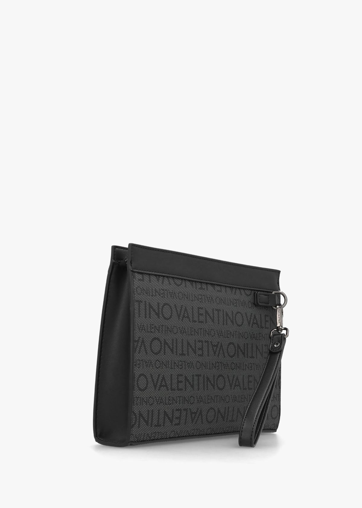 Men’s Billion Grigio Nero Logo Wash Bag