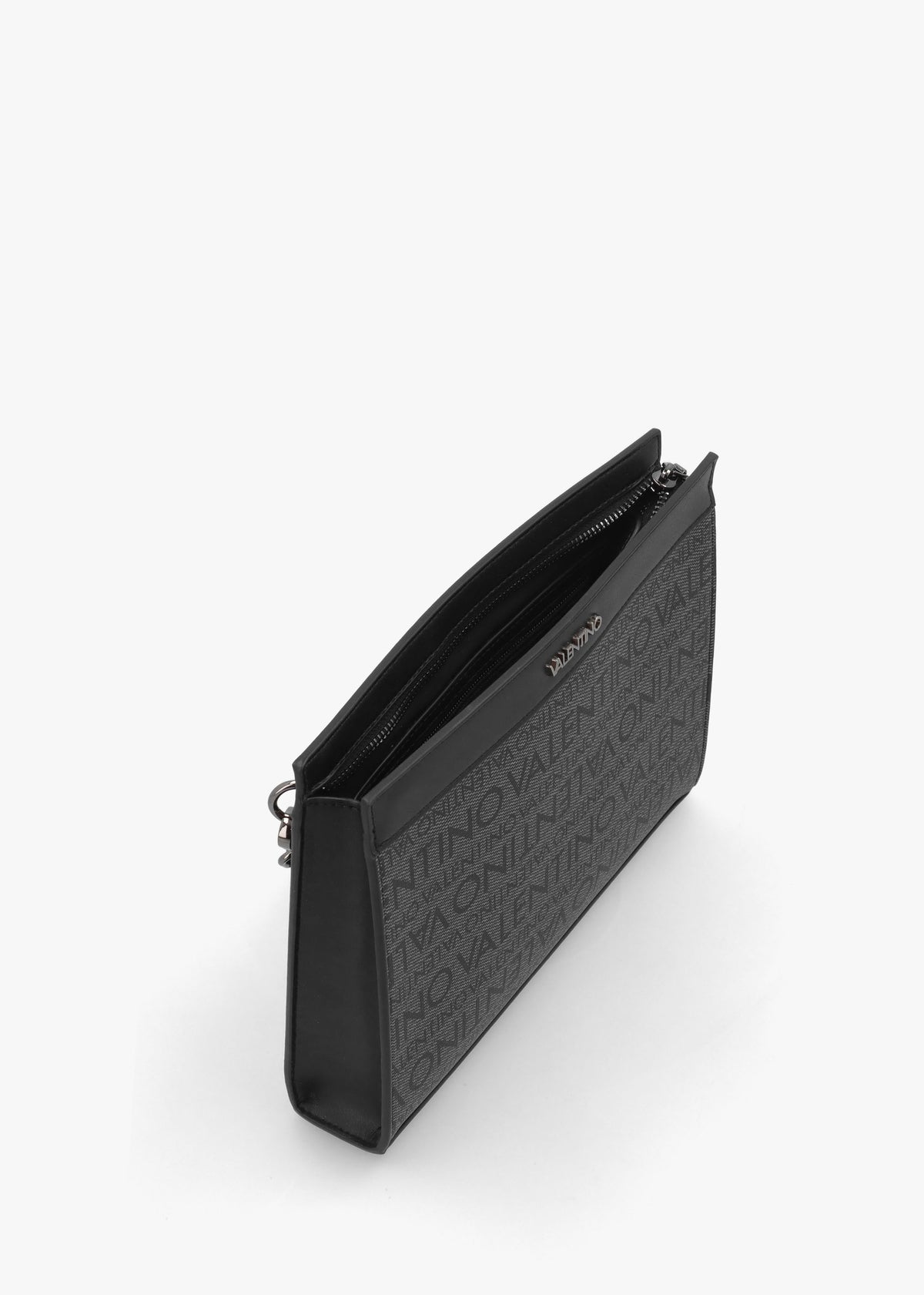 Men’s Billion Grigio Nero Logo Wash Bag