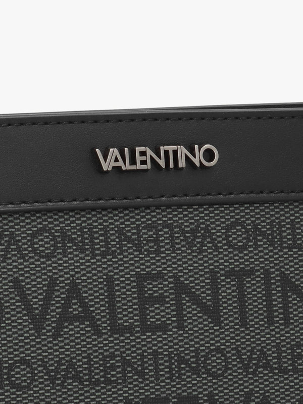 Men’s Billion Grigio Nero Logo Wash Bag