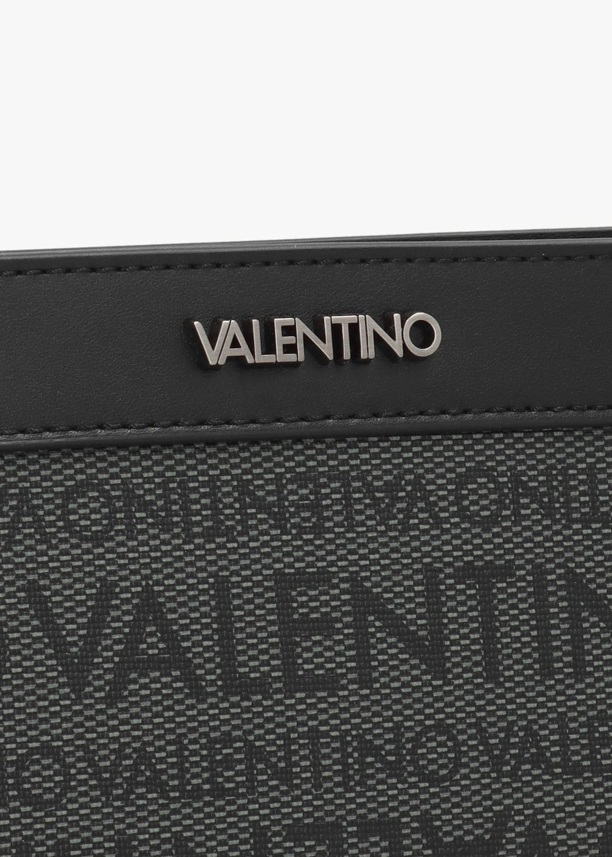 Men’s Billion Grigio Nero Logo Wash Bag