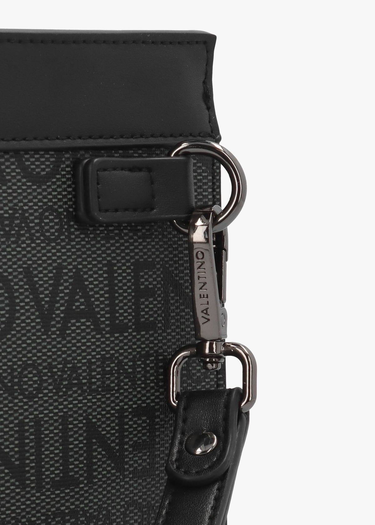 Men’s Billion Grigio Nero Logo Wash Bag
