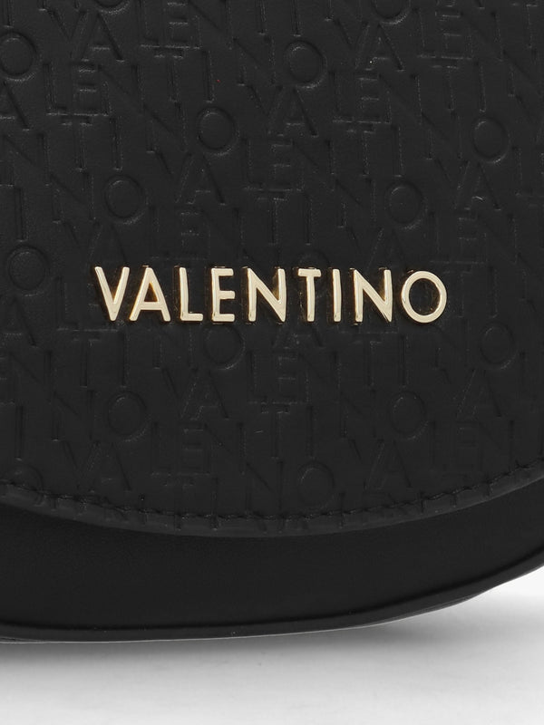 Falak Nero Debossed Logo Cross-Body Bag