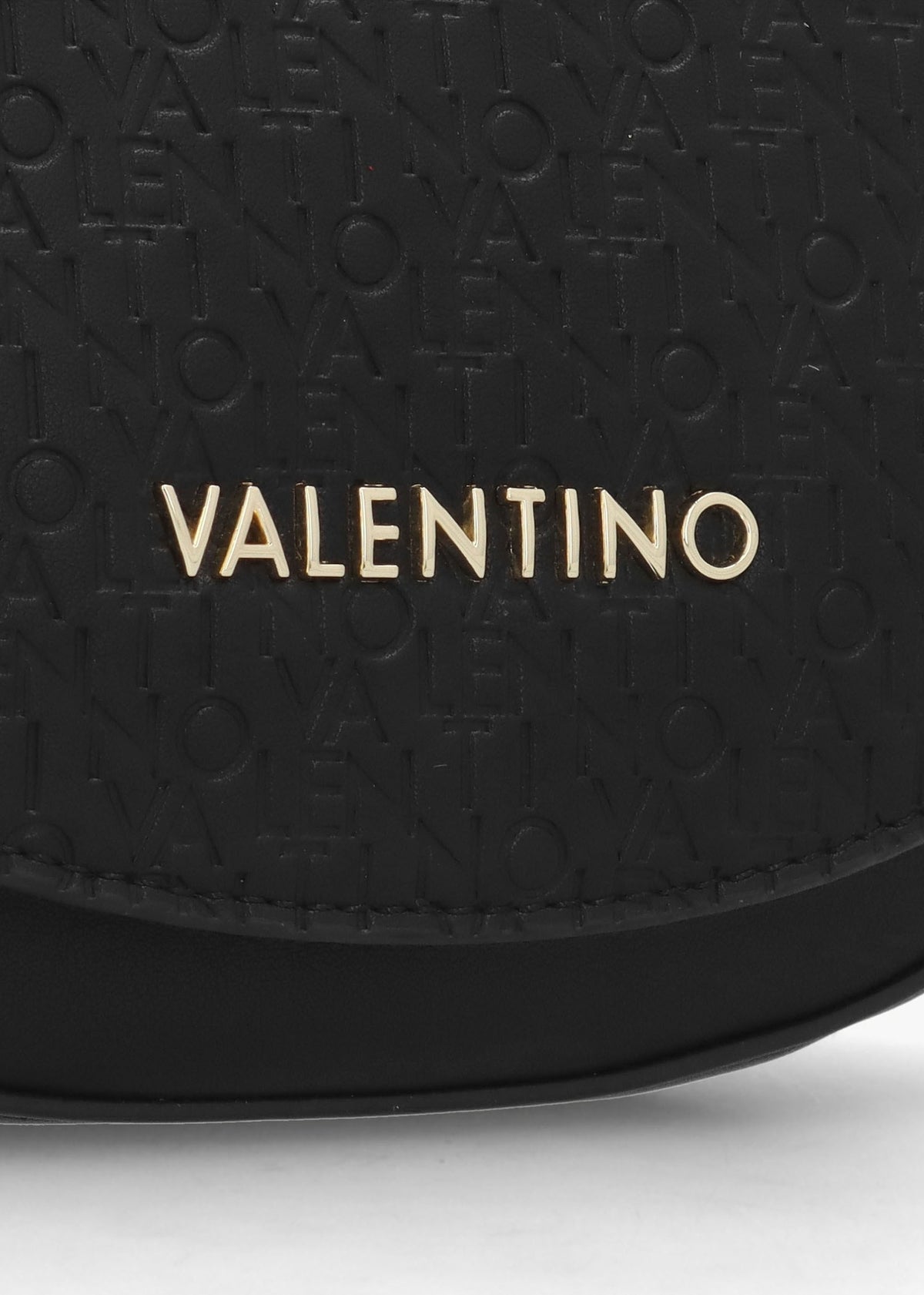 Falak Nero Debossed Logo Cross-Body Bag