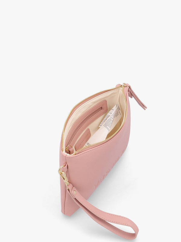 Foxy Cipria Debossed Logo Pochette Bag