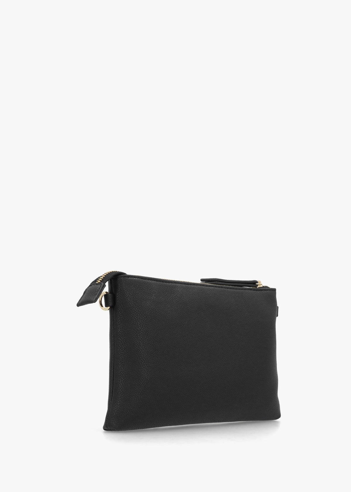 Foxy Nero Debossed Logo Pochette Bag