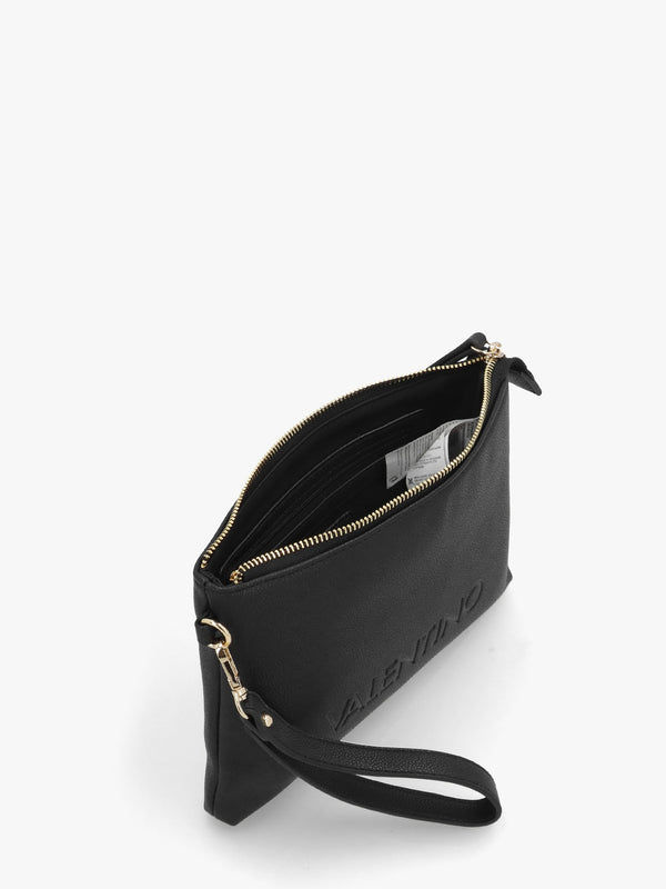 Foxy Nero Debossed Logo Pochette Bag