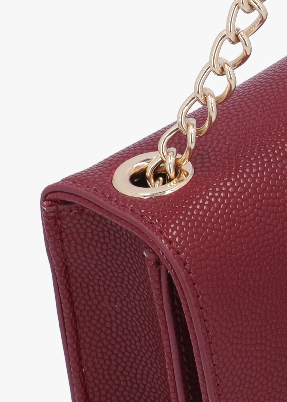 Divina Bordeaux Pebbled Shoulder Bag