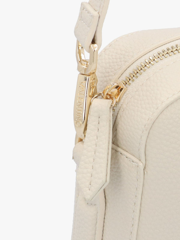 Brixton II Ecru Pebbled Camera Bag