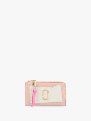 The Utility Snapshot Top Zip Rose Multi Leather Wallet