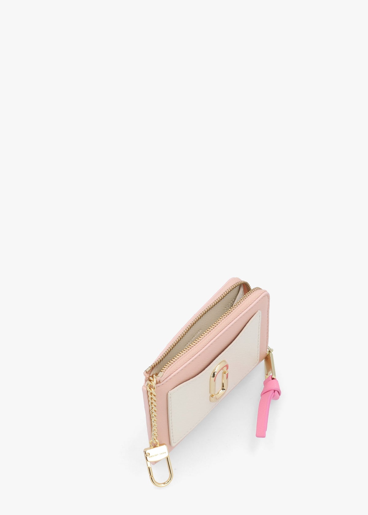 The Utility Snapshot Top Zip Rose Multi Leather Wallet