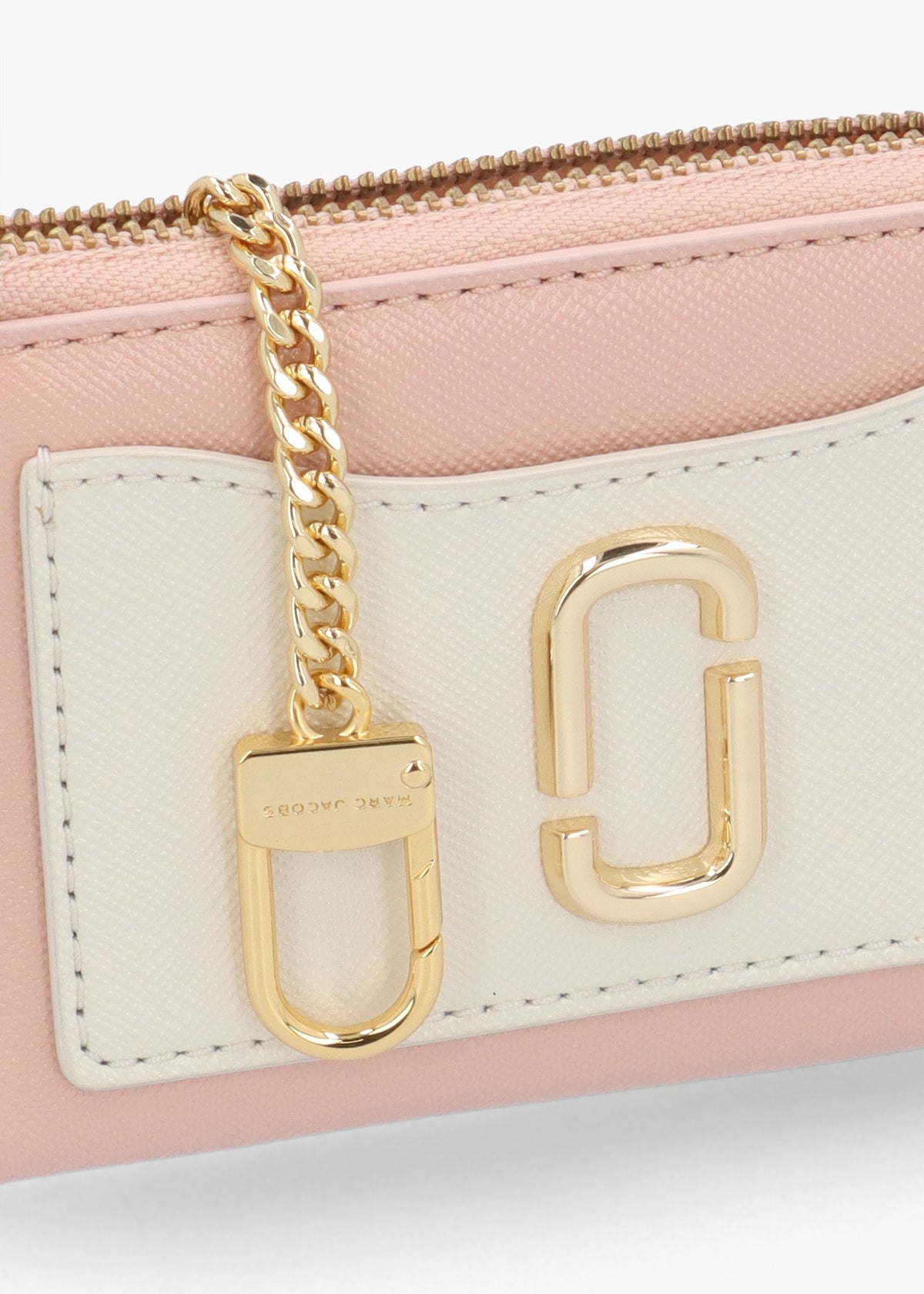 The Utility Snapshot Top Zip Rose Multi Leather Wallet
