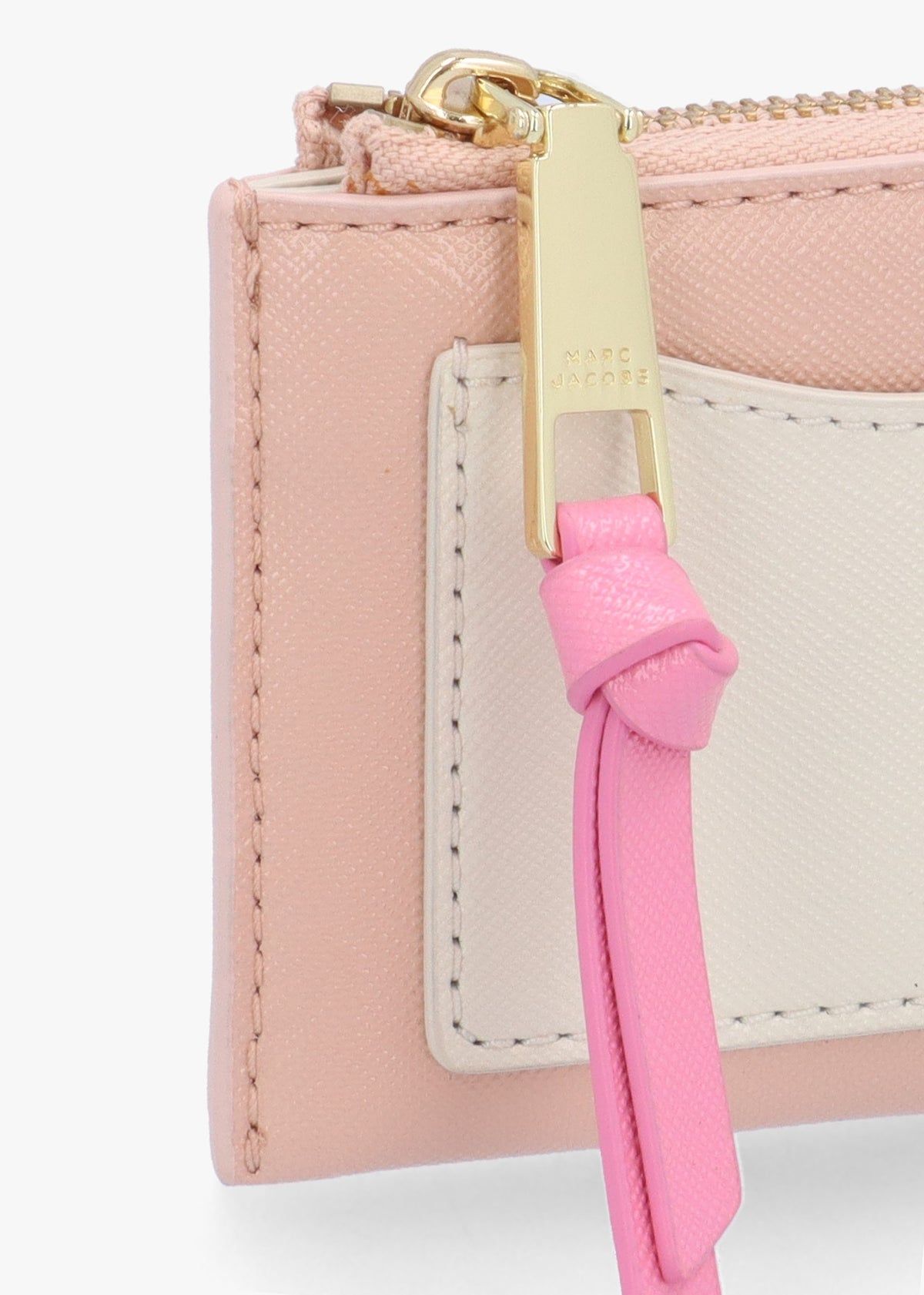 The Utility Snapshot Top Zip Rose Multi Leather Wallet