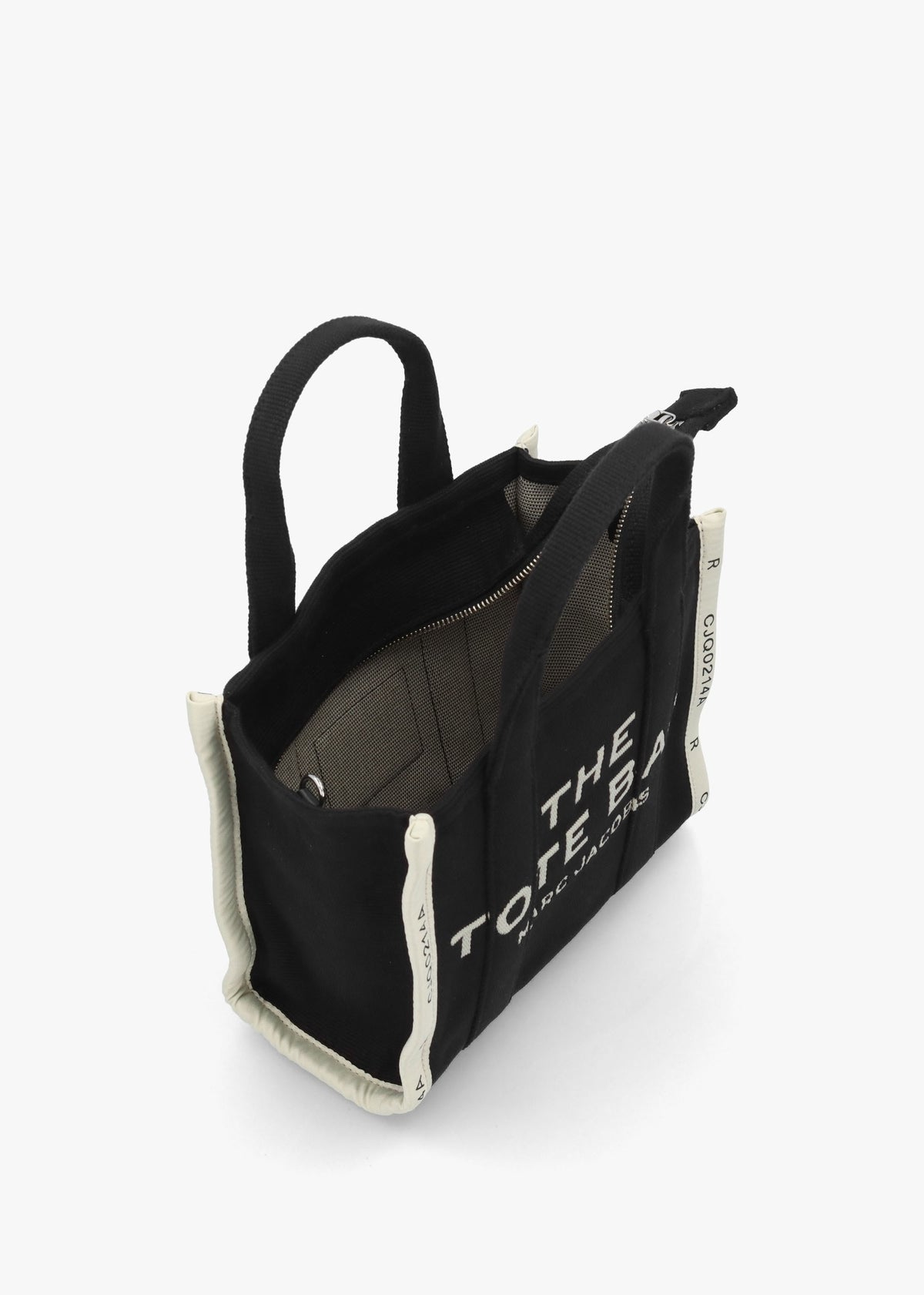 The Jacquard Small Black Tote Bag