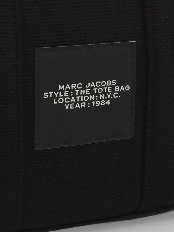 The Jacquard Small Black Tote Bag