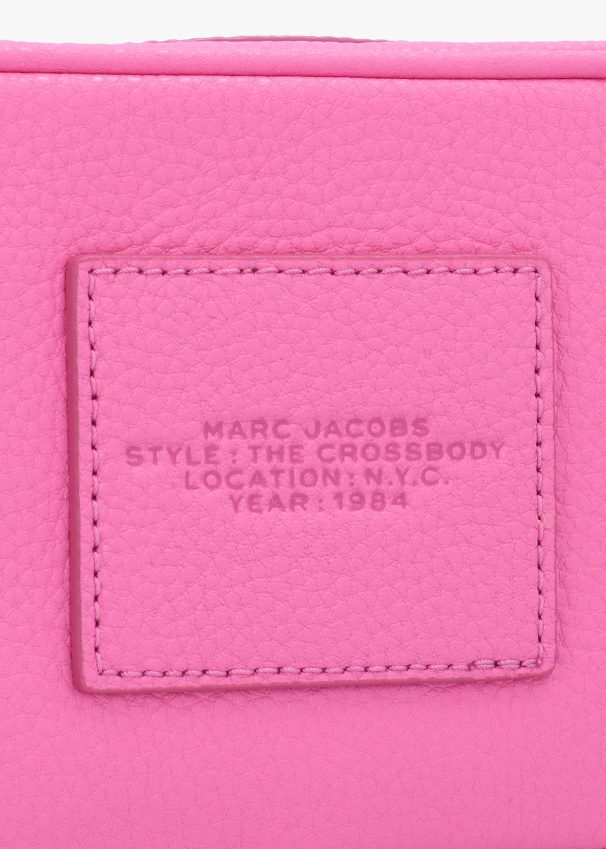 The Leather Bow Pink Crossbody Bag