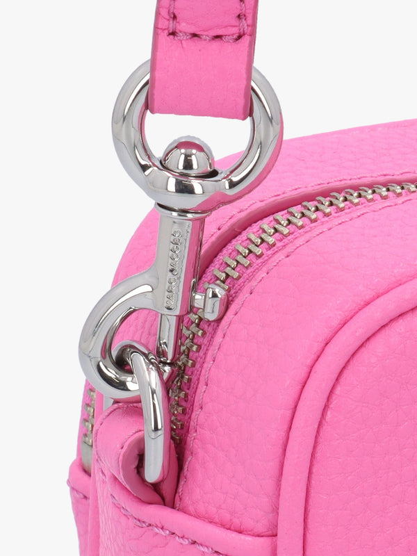 The Leather Bow Pink Crossbody Bag