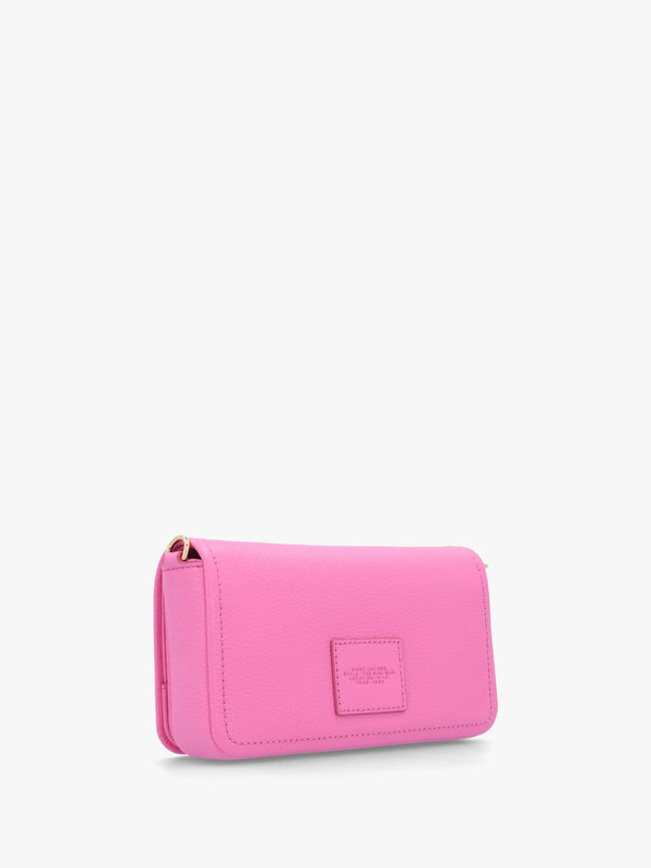 The Leather Mini Bow Pink Cross-Body Bag