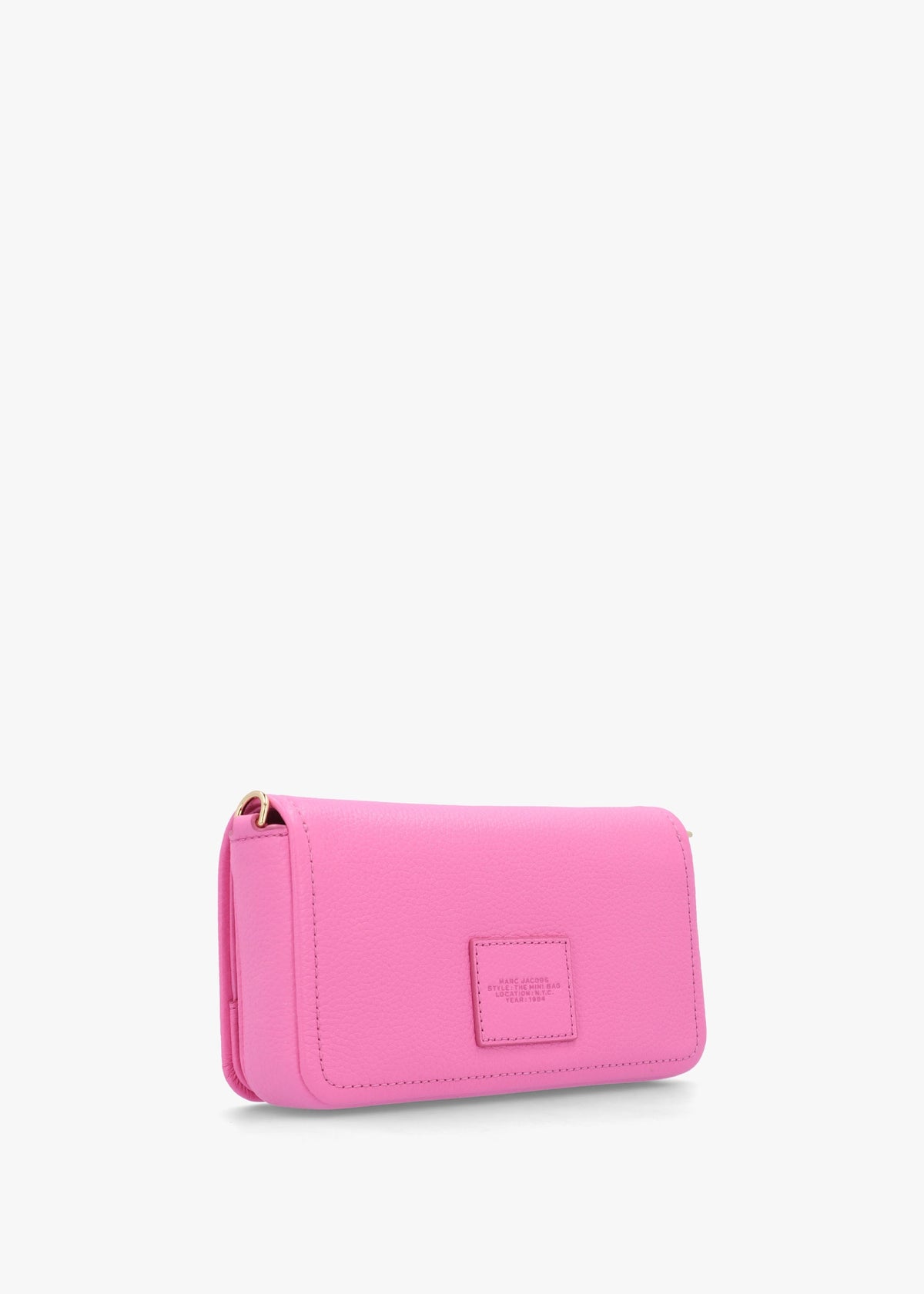 The Leather Mini Bow Pink Cross-Body Bag