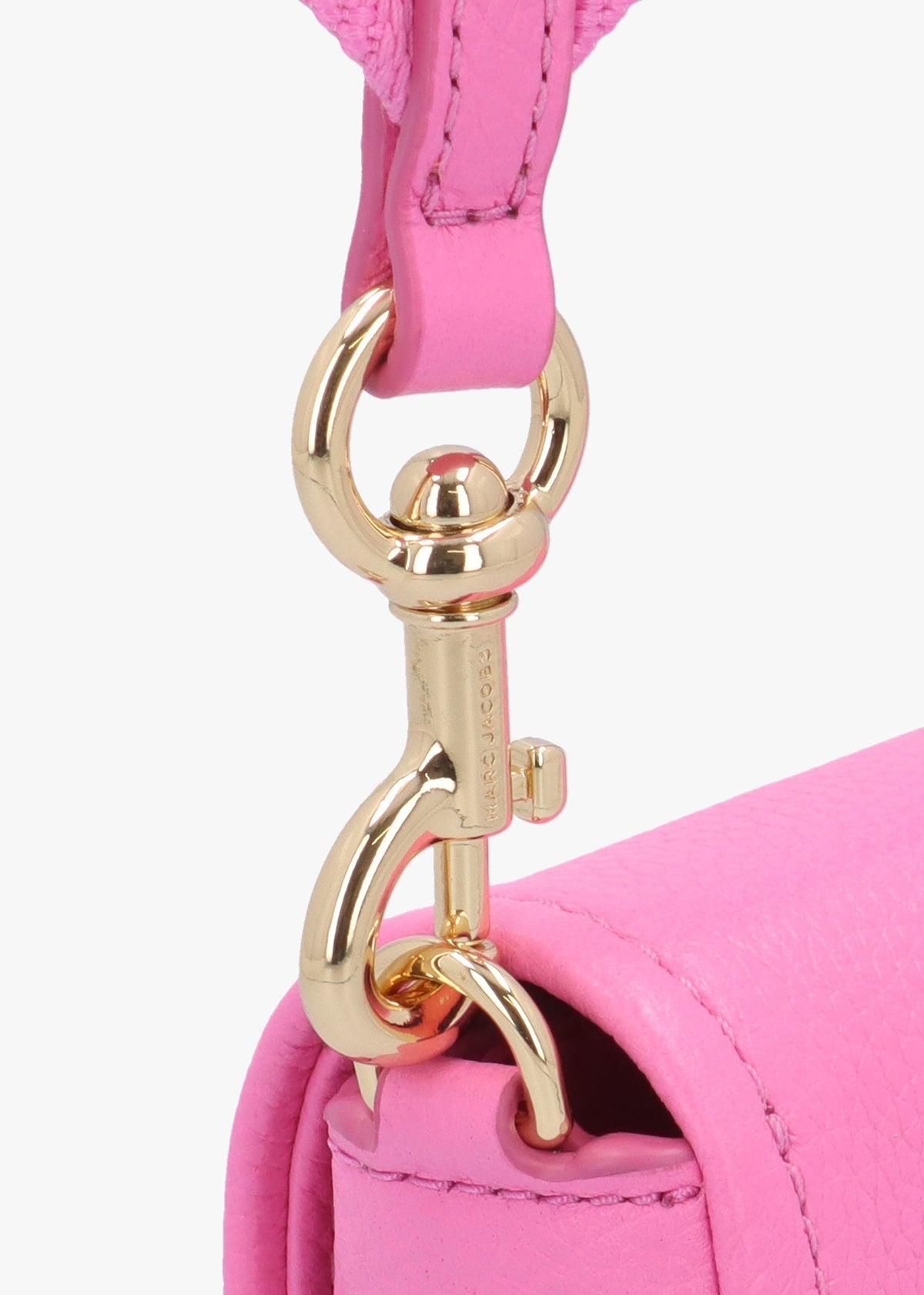 The Leather Mini Bow Pink Cross-Body Bag
